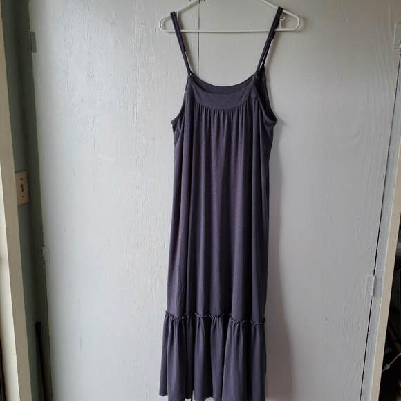 Sundry Spaghetti Strap Maxi Dress Pigment Plum SZ 1 - Picture 13 of 14